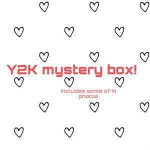 Mystery box! 2 clothing items and 1 purse, some shown in pictures above